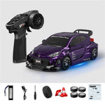 Hstar D24-04Q1- D24-04S7 RTR 1/24 2.4G 4WD Drift RC Car Gyro Mini Full Proportional LED Light Remote Control High-Speed Motor On-Road Racing Vehicle Model Boys Gifts Toys