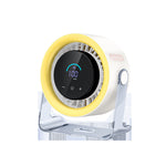 Portable Turbo Fan with Digital Display 100-Speed Mini Air Circulator for Wall Mount & Desktop Use, Quiet and Powerful