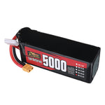 LinkMejor Power 22.2V 5000mAh 120C 6S LiPo Battery XT60 Plug for RC Drone