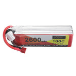 LinkMejor Power 18.5V 2600mAh 100C 5S LiPo Battery T Plug for RC Car