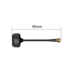 GEPRC Momoda2 4.9-6GHz FPV Antenna with 3.55dBi High Gain, SWR ≤1.28, 88% Radiation Efficiency, -25dB Cross-Polar, LHCP/RHCP, RG141 Cable, SMA, 90mm/170mm, 11.2-17.6g, Omnidirectional for HD & Analog VTX Goggles Racing Long-Range Drone