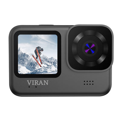 LinkMejor V9 4K 60FPS WiFi Anti-shake Action Camera with Remote Control Dual Color Screen Diving Cycling Waterproof Sports Recorder
