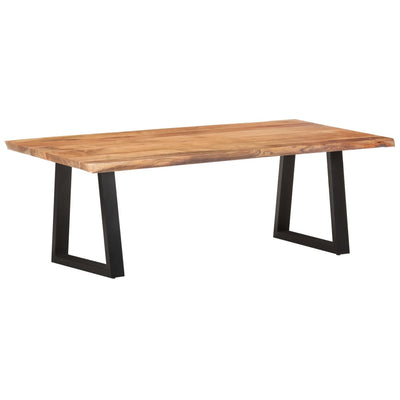 Coffee Table with Live Edges 45.3"x23.6"x15.7" Solid Acacia Wood