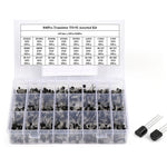 840PCS TO-92 Diode Transistor Set 24 Values 35pcs/value NPN PNP Lead Transistors Assorted Kit