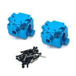 2PCS Upgraded Metal Front Rear Geabox for Wltoys 1/28 284131 K989 K979 K969 Drift RC Cars Vehicles Models Spare Parts