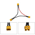 Amass XT30 Series Battery Pack Connector Adapter Cable  1 Female to 2 Male 18AWG 10CM Cable for RC Lipo Battery