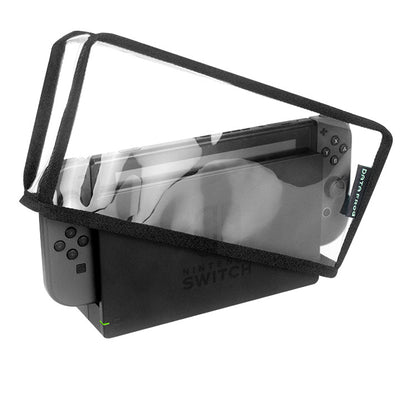 LinkMejor FROG Dust Cover Dustproof Case Mesh Stopper Anti-Scratch Sleeve Compatible Nintendo Switch & OLED NS Switch Charging Dock