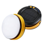 IPRee LY20 5W LED Solar Camping Lantern 1500mAh USB Rechargeable Portable Tent Light With 4 Lighting Modes IPX4 Waterproof Hanging Hook for Outdoor Hiking Emergency Survival