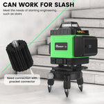 LinkMejor 4D 16 Line Green Laser Level IP54 Self-Leveling 4000mAh Battery Touch Screen for Indoor/Outdoor Construction