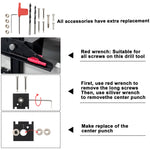 Plus 105cm Cabinet Hardware Jig Install Hardware with Accuracy Precise Knob & Pull Installation Adjustable Drill Guides & Reversible
