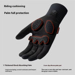 Golovejoy Winter Cycling Gloves for Men Women Outdoor Sports Windproof Waterproof Fleece Warm Non-slip Shock Absorption Bike Gloves