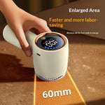 Tevorex Household Intelligent Electric Lint Remover LCD Digital Display USB Charging Portable Fabric Shaver with 6 Blade Cutter Head for Home Use