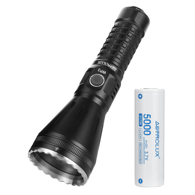 LinkMejor® WP3 2.9KM 562LM Long Distance Throwing LEP Flashlight Strong Spotlight Waterproof Search Flashlight With 15A High Drain 21700 Li-ion Battery