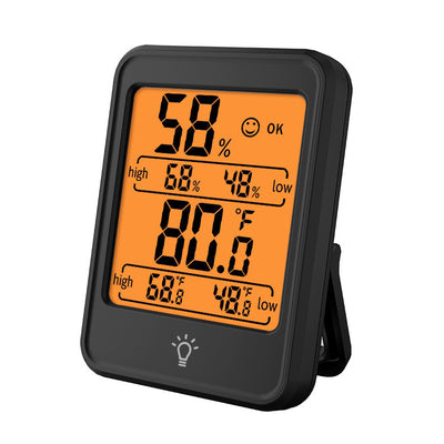 CH-303 Temperature Humidity Meter Indoor Thermometer Hygrometer 10%-99% RH LCD Display Comfort Indicator