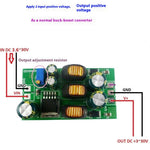 LinkMejor Boost Buck Converter Module Dual Polarity Output Adjustable DC3.6-30V to 5V/6V/9V/10V/12V/15V/24 Overload Protection for Audio Amplifier Car Stereo Power Supply
