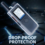 1Pcs Baofeng AT-1 Walkie Talkie Transparent Protective Case Shockproof Dropproof Flexible Soft Full-Protection Clear Protective Cover