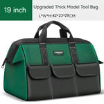 Large Capacity Handheld Tool Bag Carpentry Tools Electrician Bag Repair Wear-resistant Thickened Canvas Men's Field Use Storage Tool Bag