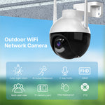 LinkMejor WHD912B 2MP Outdoor Security Camera 1080P HD IP66 Waterproof Color Night Vision AI Human Detection Wireless WiFi Camera ICSEE App