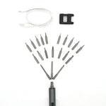 LinkMejor ES-180 20 in 1 Mini Micro Electric Screwdriver Set Large Capacity Power Multi-accessory Precision Power Tool