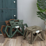 IPRee Outdoor Small Stool Portable Folding Stool High Load Bearing Long-lasting Small Chair Fishing Stool Beach Stool Camping Stool