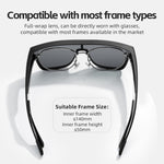 LinkMejor Polarized Cycling Glasses Set Myopia Anti-glare HD Lightweight UV Protection Sports Sunglasses Bicycle Goggles for Outdoor Travel Fishing Driving Riding