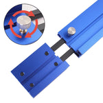 75 Type Woodworking Profile Router Fence Aluminum Telescoping Miter Gauge Fence T-Track Fence 50-87cm Adjustable Length