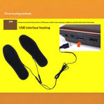LinkMejor USB Charging Heated Insoles Cuttable Washable Winter Warm Electric Feet Warmer Insoles with 3 Heating Methods for Motorcycle Cycling Skiing Hiking Supplies