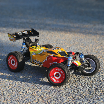 LinkMejor M610 RTR 1/12 2.4G 4WD 60km/h Brushless RC Car Off-Road Truck Metal Chassis Oil Filled Shocks Drive Shaft Gear Hobbywing ESC Flysky Remote Control High Speed Vehicles Models Toys