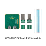 LinkMejor U70 Gen2 UFS Programmer NAND Flash Repair Tool Kit 250MB/s Read 350MB/s Write Supports UFS/eMMC/ISP USB 3.0 For Android Phones Read Write Sockets