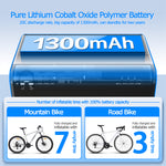 LinkMejor AP02 Handheld Smart Wireless Portable Bike Pump Digital Display 60W Brushless Motor 1300mAh Battery 120PSI High Speed Inflation