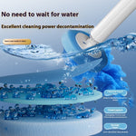 Tevorex Electric Toilet Brush Wall-Mounted Household Toilet Cleaning Brush Disposable Head Replacement Bathroom Cleaning Tool