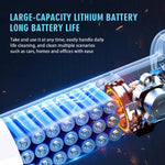 Wireless Handheld Car Vacuum Cleaner With Window Breaking Hammer Portable Home Desktop Dust Remover Power Tool