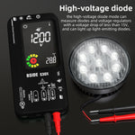LinkMejor S30X Infrared Temperature Multimeter DC/AC Voltage Resistance Capacitance Frequency Tester with Dual Power Option Best Multifunction Tool for Professionals