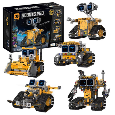 KY Blocks K96228 5-in-1 Robot Creative LED APP/RC Educational Programming Technical Toys Building Block Brick Assembly Kit Kids Christmas Gift