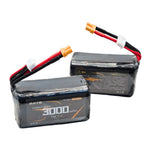 LinkMejor 14.4V 3000mAh 4S 10C/15C Li-Ion 18650 Battery XT30 Plug for 2.5-3.5Inch Whoop 3-4Inch long range FPV Drones master 3x LinkMejor L40Pro S30Pro
