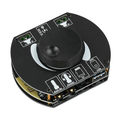 A502 30W+30W 2.0 Dual Channel Digital Stereo HiFi bluetooth 5.0 Amplifier Board 30W*2 Supports AUX/USB Drive/TF Card DC 8-24V