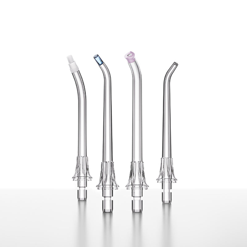 LinkMejor Mijia 2-Pack Water Flosser Replacement Tips 360° Rotating Oral Irrigator Nozzles for Daily Cleaning & Braces