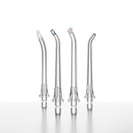 LinkMejor Mijia 2-Pack Water Flosser Replacement Tips 360° Rotating Oral Irrigator Nozzles for Daily Cleaning & Braces