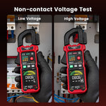 LinkMejor Direct KAIWEETS 602 Digital Clamp Meter AC/DC 600V 600A HD Color Screen Intelligent Mode Precision Tool for Safe Measurements