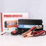 1000W Car Power Inverter 12V to 220V Converter DC to AC Inverter EU Plug Efficient Heat Dissipation for Outdoor Home Car