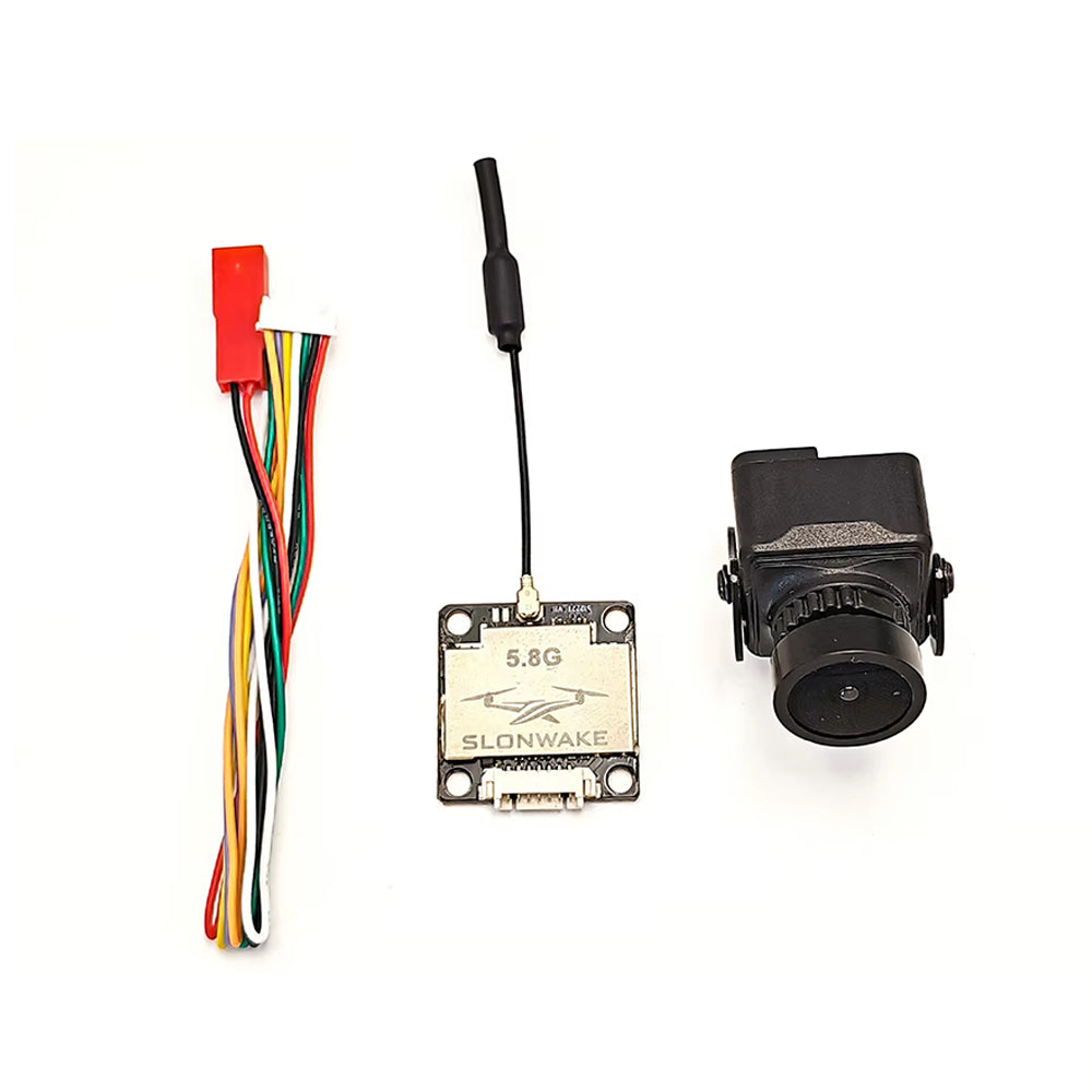 5.8G 48CH 1200TVL FPV Camera & VTX Adjustable Power(Pit/25-600mW) 2.5mm CMOS Analog Transmitter for RC Drones