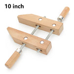 Wood Hand Screw Clamp Adjustable Wooden Handle 8/10 Inch Parallel Jaw Hardwood Construction Professional Woodworking Tool