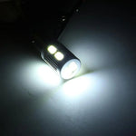 12V 2PCS High Brightness Width Indicator Light Bulb BAX9S H6W 10 SMD White Light LED Car Side Light for BMW 3 Series F30 F31