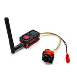 LinkMejor 4.2W FPV System 5.8GHz 48CH FPV Transmitter VTX with B19 1/3" CMOS 1500TVL FPV Camera 2.1mm Lens and Dual Cooling Fan for FPV Racing Drones