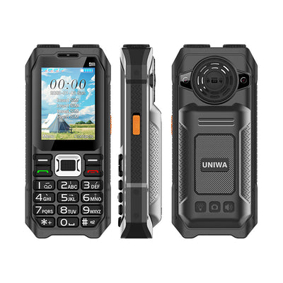 LinkMejor M6000 Mini 2G GSM 2.4-inch Four SIM Card Four Standby 4800mAh Built-in Dual Flashlight 3D Large Button Power Bank Magic Sound Function One-click SOS Mobile Phone