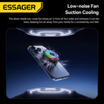 LinkMejor K50 Magnetic Phone Cooler with Digital Display Semiconductor Gaming Radiator 4 Cooling Modes RGB Light Support Clip On Fast Cooling Phone Fan