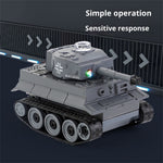 Happy Cow 777-215 2.4G Mini RC Car Army Battle Infrared Tank with LED Light RTR Remote Control Vehicles Models Toys