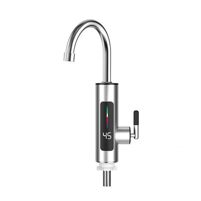 LinkMejor 3000W 220V Instant Electric Water Heater Faucet Tap Tankless LED Digital Display EU Plug for Kitchen Bathroom