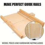 2PCS Table Saw Crosscut Sled Miter Bars with Pre-drilled Holes 3/4" x 3/8" x 17" Precise Woodworking Cuts Easy Installation