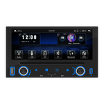 5019 Double-DIN Car DVD Player 6.86-Inch Touch Screen Stereo with Wireless CarPlay Android Auto Bluetooth HD Reversing Camera